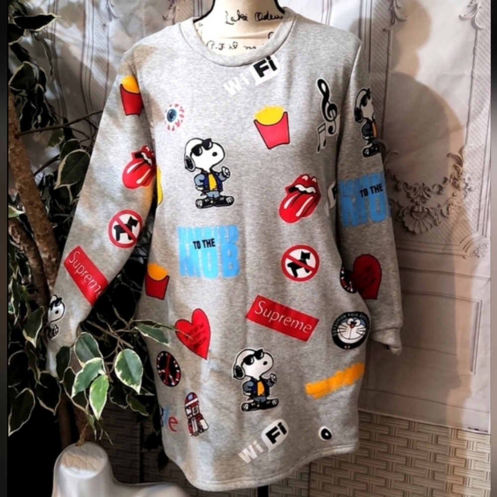 Dragonball Graffiti Sweatshirt Dress